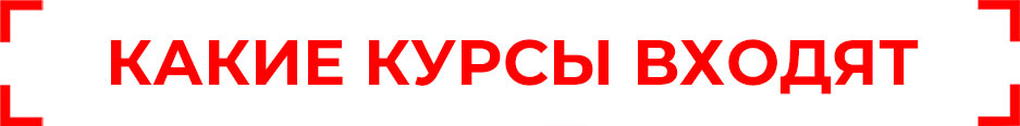 Какие курсы входят